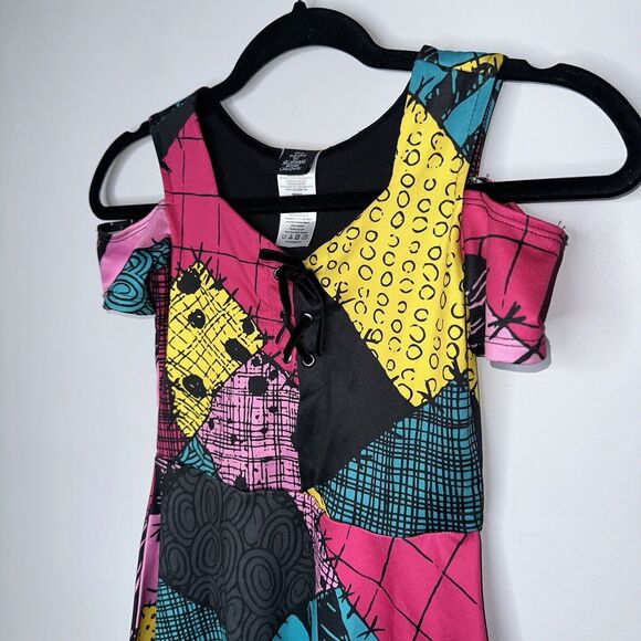 Disney The Nightmare Before Christmas Girls Youth Sally Rag Doll Dress Size S - Picture 2 of 5